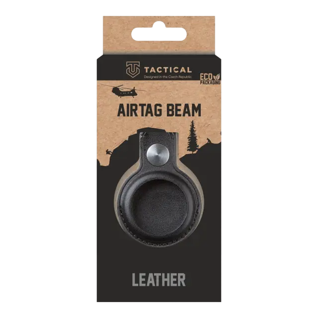 Tactical Airtag Beam Leather Black 2