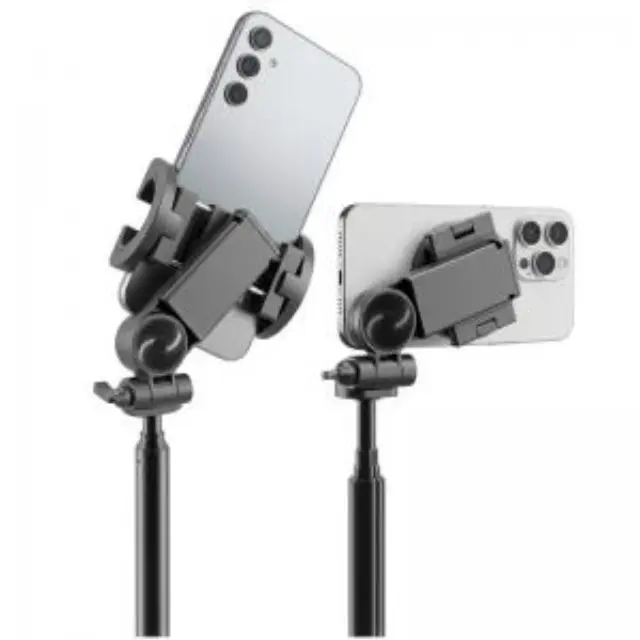 Ασύρματο Selfie Stick & Τρίποδο Maxlife MXST-200 Magnetic για Smartphones Πλάτους 55 έως 95mm Μαύρο N71858 2