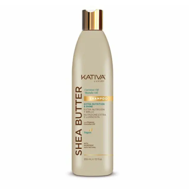 Kativa Shea Butter Coconut Marula Oil Shampoo 355ml - (σαμπουάν αναδόμησης/θρέψης για όλους τους τύπους μαλλιών)