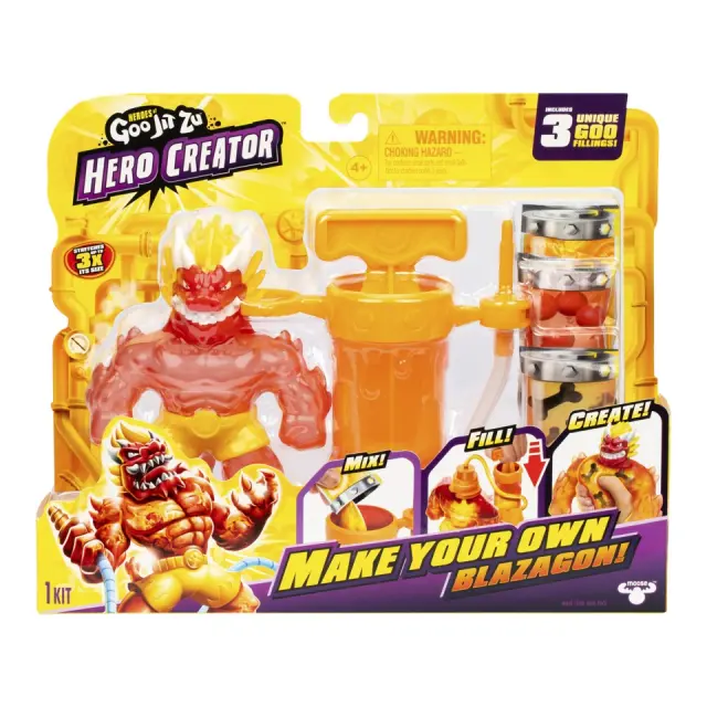 Goo Jit Z- Hero Creato- Blazagon (42785- Toys