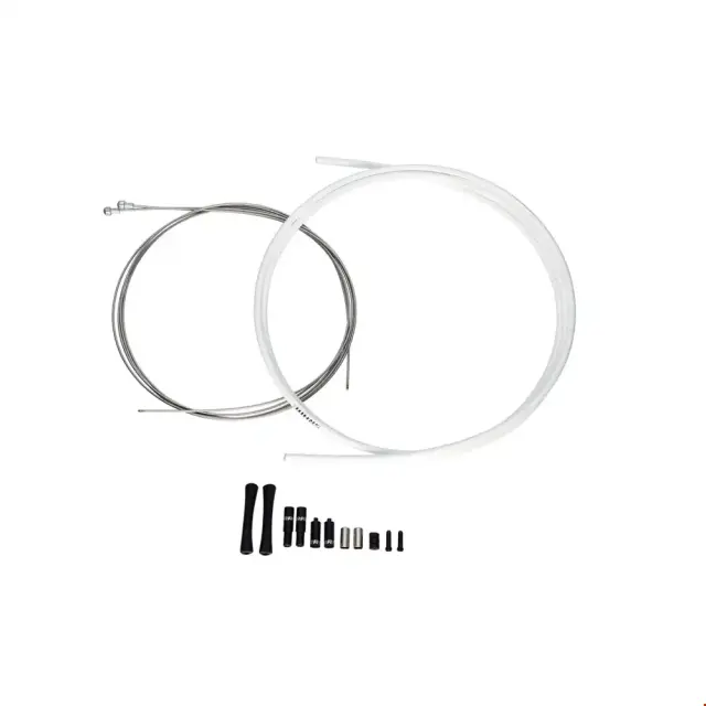 ΣΥΡΜΑ ΦΡΕΝΩΝ SRAM SLICKWIRE PRO ROAD 016 5mm ΕΣΩΤΕΡΙΚΟ ΚΑΙ ΕΞΩΤΕΡΙΚΟ ΚΙΤ ΛΕΥΚΟ
