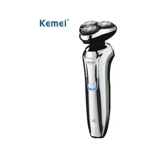 Kemei USB Silver KM-7935 Ξυριστική Μηχανή Προσώπου Επαναφορτιζόμενη