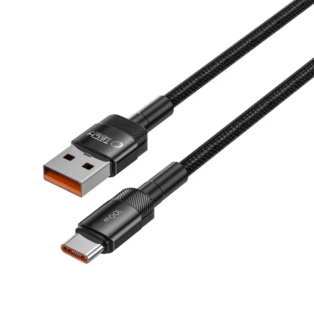 Tech-Protect®- Ultraboost Evo Καλώδιο USB-A σε USB-C 100W 0.5m- Black. 2