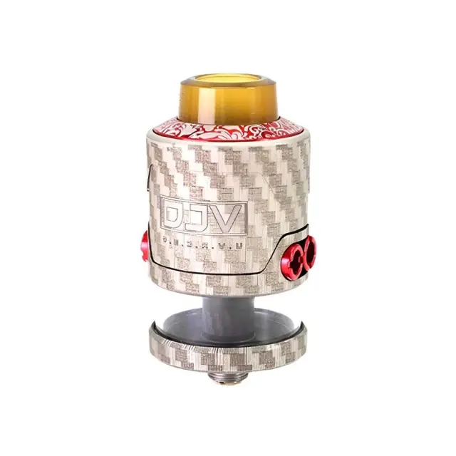 DJV RDTA V2 26mm Fibre Engrave Red
