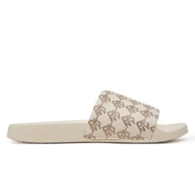 Γυναικείες Παντόφλες Slide DKNY Zella K2533210 Bone Μπεζ - 41