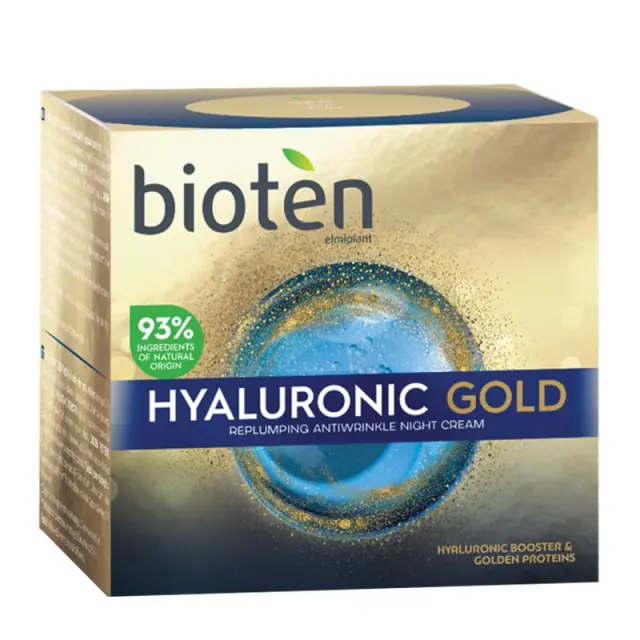 Bioten Κρέμα Νύχτας Hyaluronic Gold 50ml