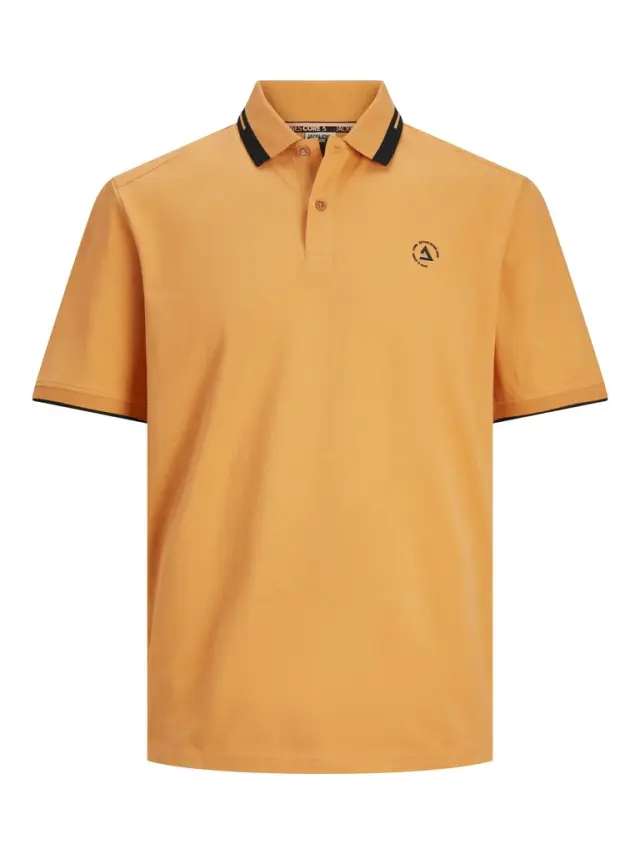 JCOHASS LOGO POLO SS LN tangerine