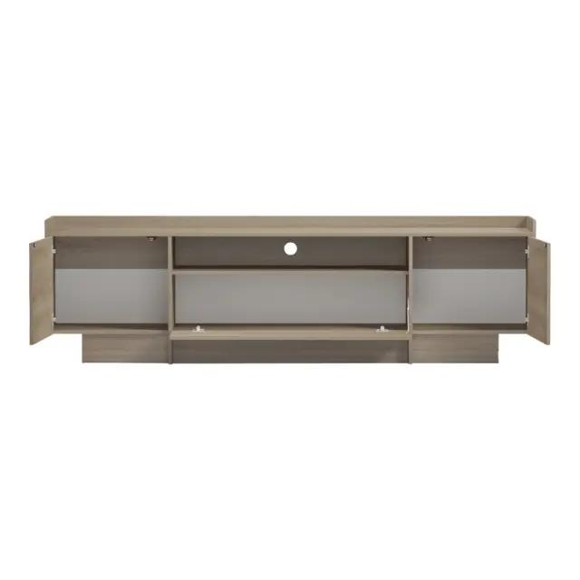 Έπιπλο τηλεόρασης Derden pakoworld sonoma 197x38x58εκ 2