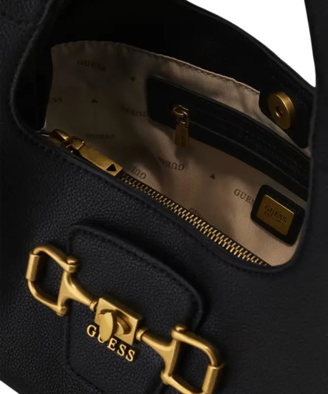 Guess - Γυναικεία Τσάντα Ώμου/Χειρός Hobo Sunset HWBB2314010-BLA Μαύρο 3