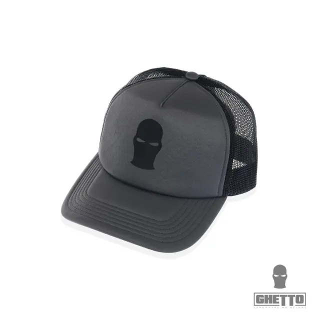 Ghetto Mask Rapper Cap | Streetwear Καπέλο Mesh – Ghetto Greece Gray