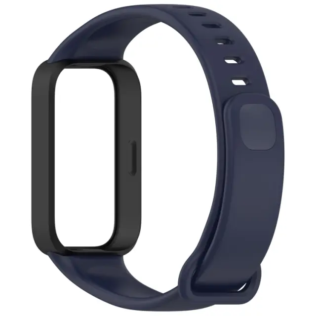 Λουράκι για Xiaomi Smart Band 3/9 Active-Black/Dark Blue OEM 2