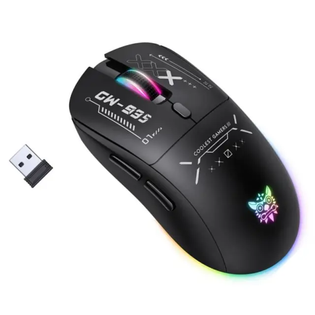 Ασύρματο Ποντίκι Onikuma CW935 Gaming RGB Μαύρο N70828