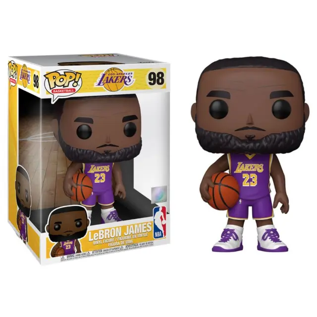 Φιγούρα Funko Pop! Basketball: NBA La Lakers - LeBron James #98 Supersized 10"​