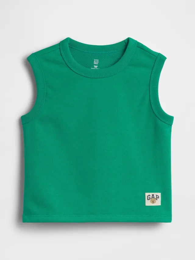Βρεφικό & Νηπιακό Αμάνικο Τοπ VintageSoft Terry Deluxe green
