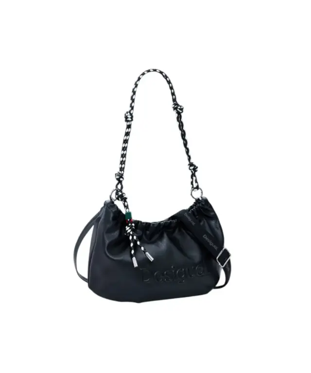 Desigual - Γυναικεία Τσάντα 'Ωμου Half Logo Waverly 26SAXP51-2000 Μαύρο 3