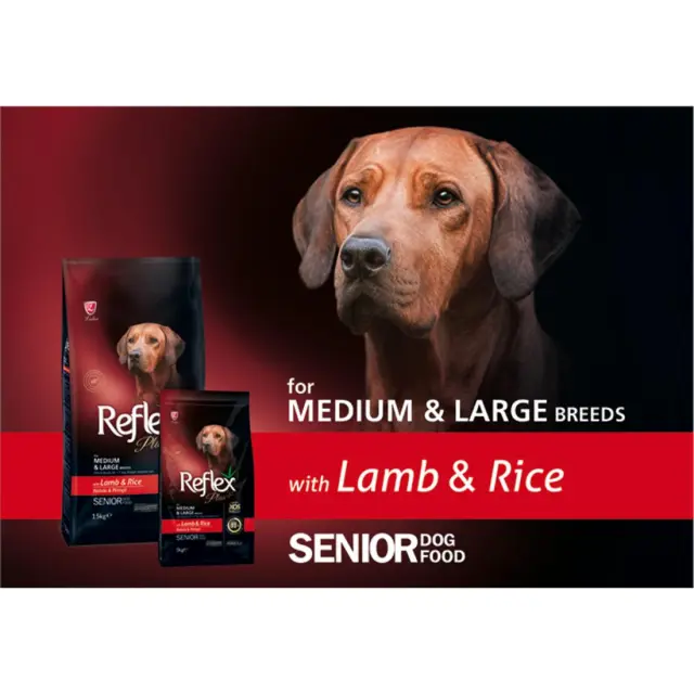 Reflex Plus Medium/Large Senior Lamb 3kg 2