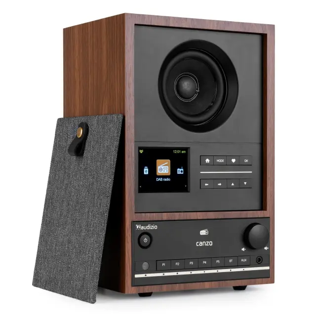 AUDIZIO CANZO WALNUT INTERNET RADIO ΜΕ DAB+ FM 2