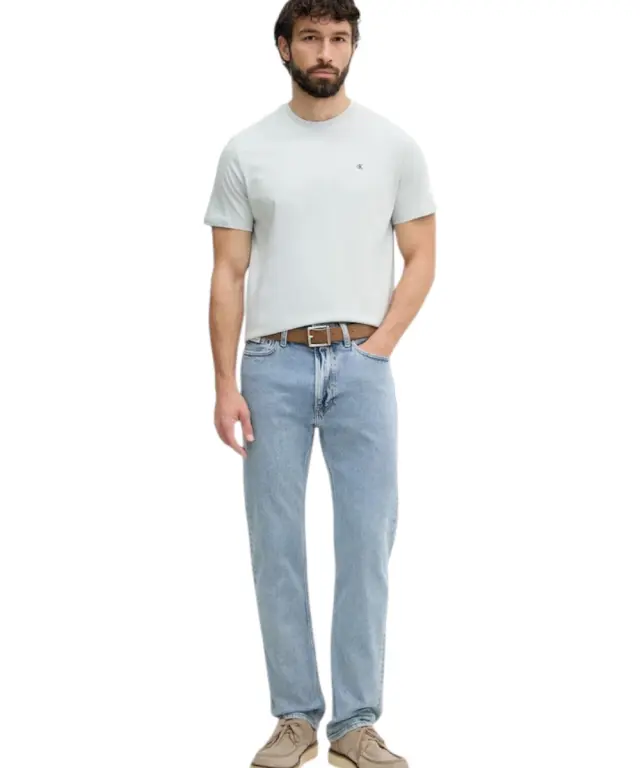 Calvin Klein – Ανδρικό Jeans Adam Standard Straight LV04RF943G-WHW Μπλε 2