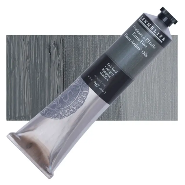 Sennelier Λάδι Finest Artists Oil 707 Cool Grey - 200ml