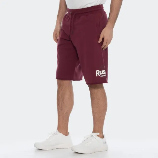 Russell Athletic Circle-Raw Edge Shorts (A2036-1-482) - Βυσσινί 3