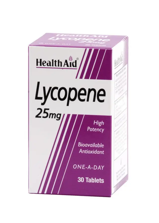 HEALTH AID Lycopene 25mg, Συμπλήρωμα Διατροφής για την Υγεία του Ανδρικού Αναπαραγωγικού Συστήματος, 30tabs