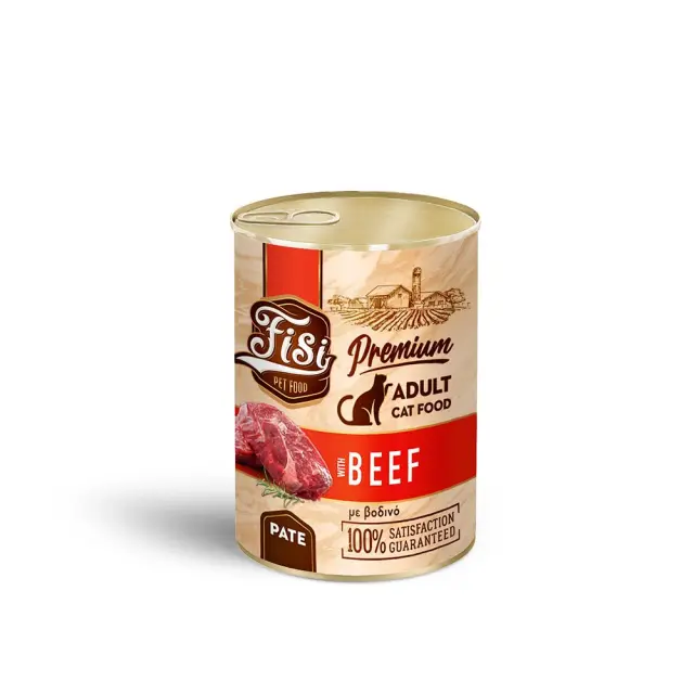 Fisi Cat Adult Βοδινό Πατέ 400gr