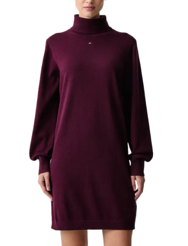 Tommy Hilfiger γυναικείο πλεκτό φόρεμα ζιβάγκο DW0DW23460-2