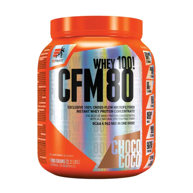 Extrifit CFM Instant Whey 80 chocolate-coconut, 1000-g