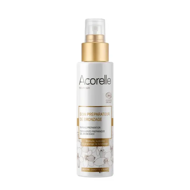 Acorelle Certified Organic Tanning Preparation Treatment - Βιολογική Φροντίδα Προετοιμασίας για Μαύρισμα, 100ml