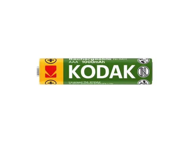 Μπαταρία Επαναφορτιζόμενη Kodak Rechargeable Battery NiMH AAA (HR03) 1.2V 1000mAh Σε Πακέτο Των 2 Τεμαχίων 3