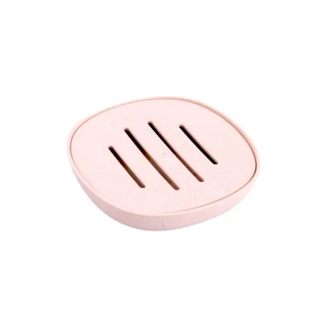 Σαπουνοθήκες μπάνιου πλαστικές - Σετ 9pcs - Light Pink - 21628