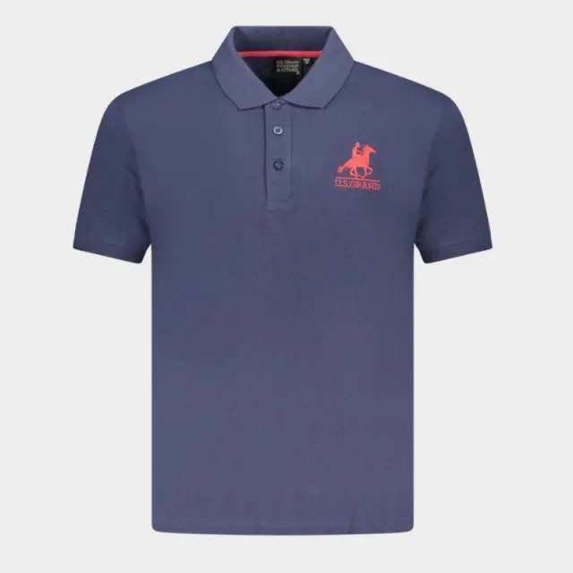 T-shirt U.S.Grand Polo AU02662_BL1NAVY Μπλε - 2XL
