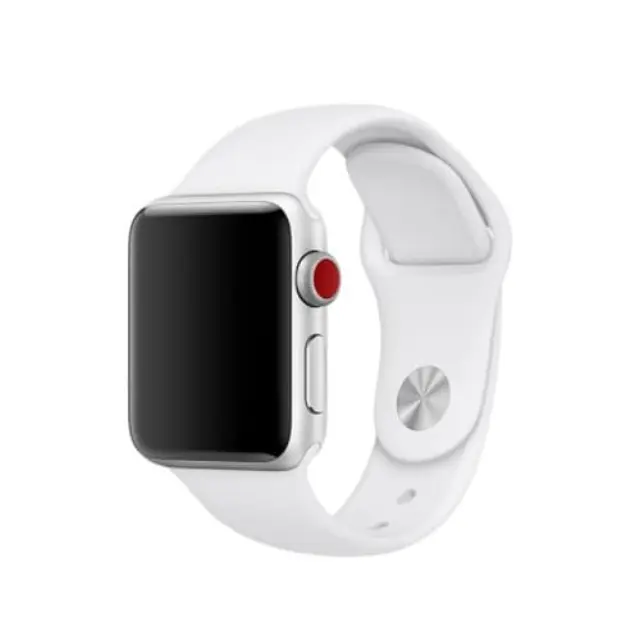Rubber Λουράκι για Apple Watch 44/45/46/49mm- White OEM