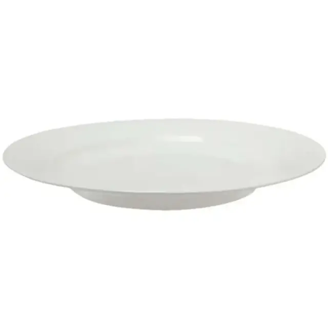 Maxwell & Williams Πιάτο Φαγητού Rim White Basics 27.5cm Λευκό