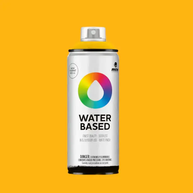 MTN Waterbased Spray Paint 400ml WB4 RV-177 Eldorado Yellow