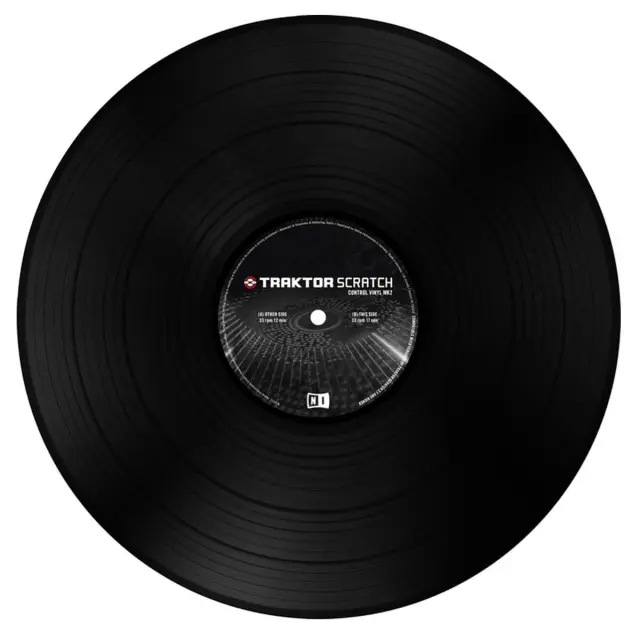 Native Instruments Traktor Scratch Control Vinyl MKII Black