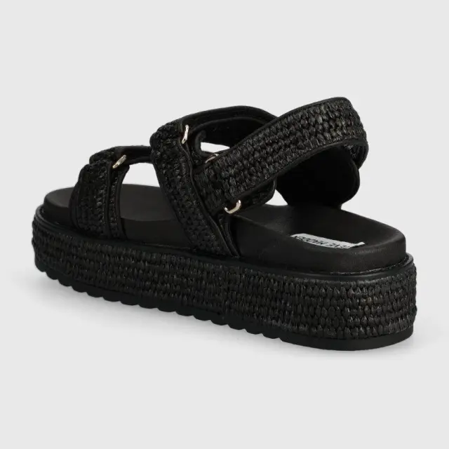 Γυναικεία Σανδάλια Flatforms Steve Madden Bigmona SM11003034-02002-00S Μαύρα Μαύρο - 37 3