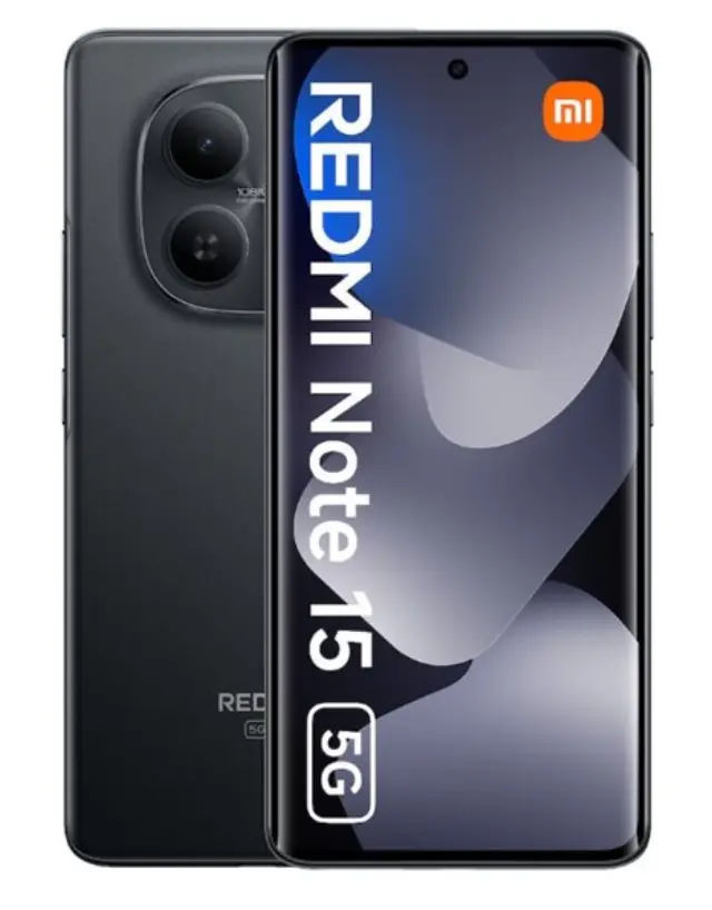 Xiaomi Redmi Note 15 5G 128GB (6GB Ram) Dual-Sim Midnight Black EU