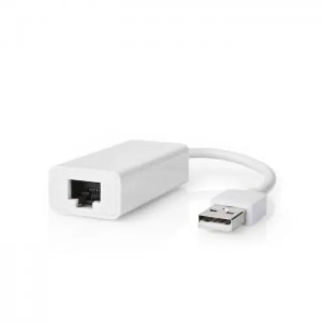 Καλώδιο-αντάπτορας δικτύου USB High Speed Α αρσ. - RJ45 θηλ., 0,20m σε λευκό χρώμα. 2
