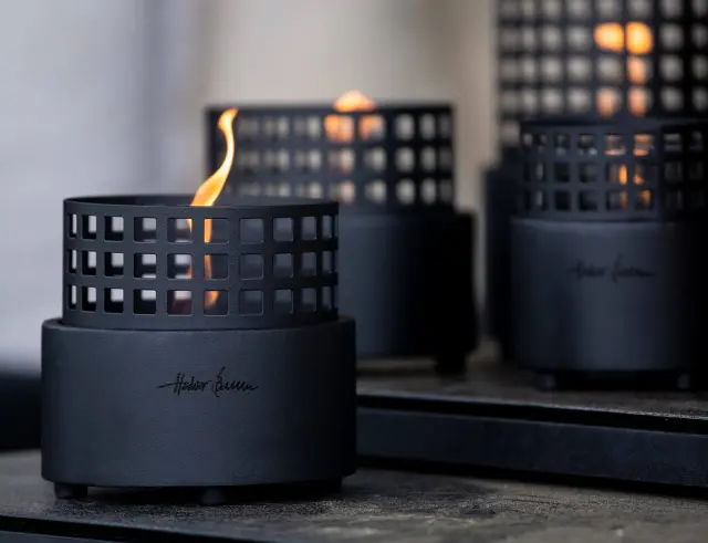 Επιτραπέζια Εστία Φωτιάς Paarl Tenderflame με διάρκεια καύσης 3 - 4 ώρες, χωρητικότητα δεξαμενής 250ml και διαστάσεις 16x15cm - Black TF-600005