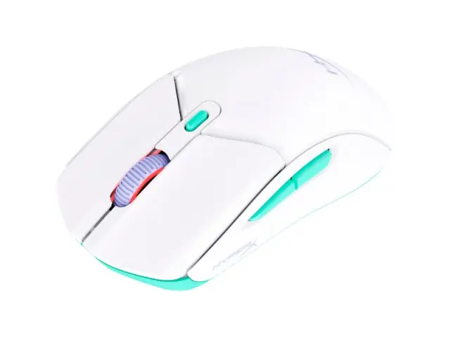 HP HyperX Pulsefire Haste 2 Core Wireless Gaming Mouse - White Green Purple (8R2E7AA) 3