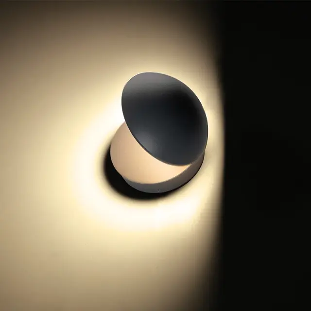 LED SMD WALL LUMINAIRE 13W 480LM 100° 230V AC 3.000K DARK GREY CRI80 IP54 30.000HRS / LG1671G 2