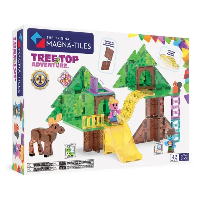 Magna-Tiles Μαγνητικά Πλακίδια Tree Top Adventure 42 Κομμάτια (3+ ετών) 262042TT
