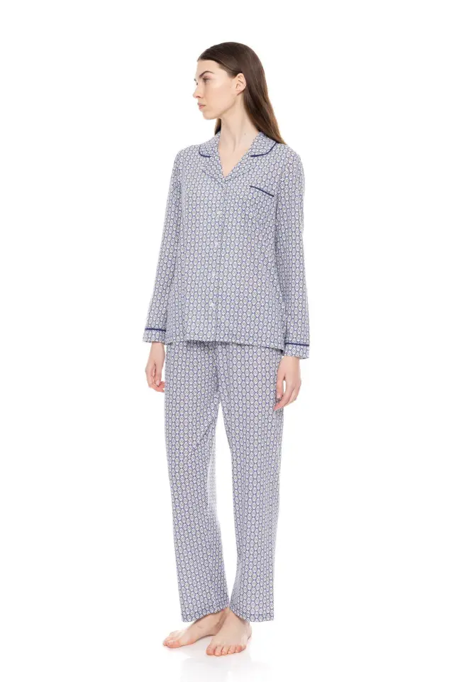 W1551 - Type - PYJAMA BUTTONED GEO LOVERS 2