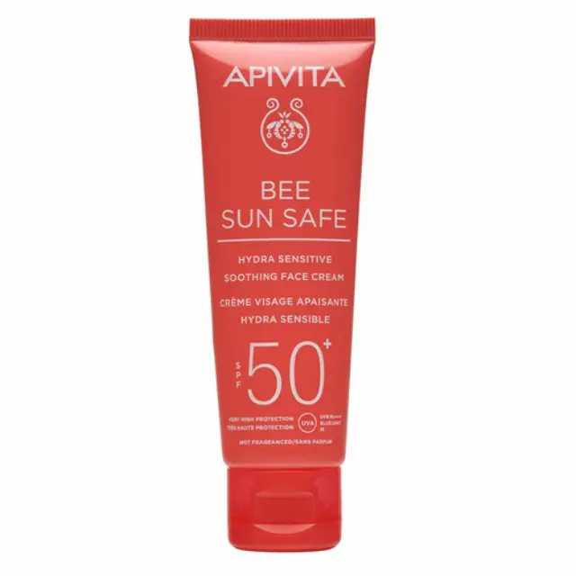 Bee Sun Safe Καταπραϋντική Αντηλιακή Κρέμα Προσώπου Για Ευαίσθητες Επιδερμίδες SPF50 50ml 2