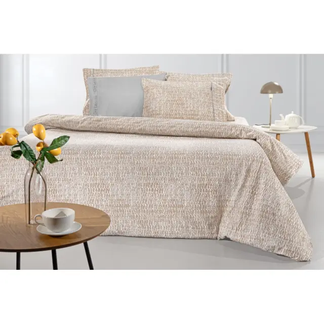 Σετ Σεντόνια Φανελένια Μονά 3 Τεμαχίων Guy Laroche Beaver Almond 170x265