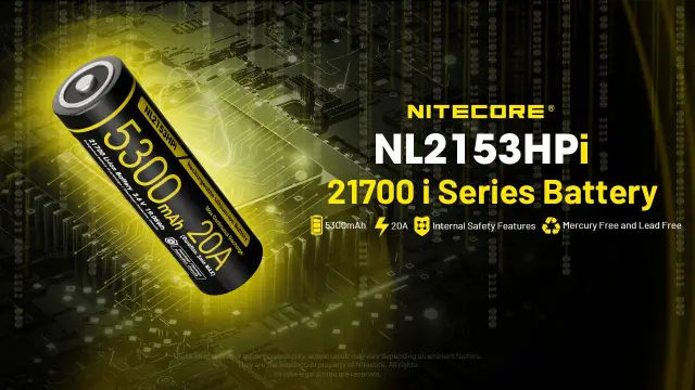 ΜΠΑΤΑΡΙΑ NITECORE 21700 / 5300mAh / HPI (τιμή τεμαχίου) 3