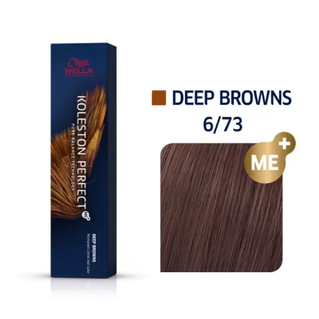 Wella Professionals Koleston Perfect Me+ Rich Natuals 60ml | Απόχρωση 4/71 Καστανό Καφέ Σαντρέ 3