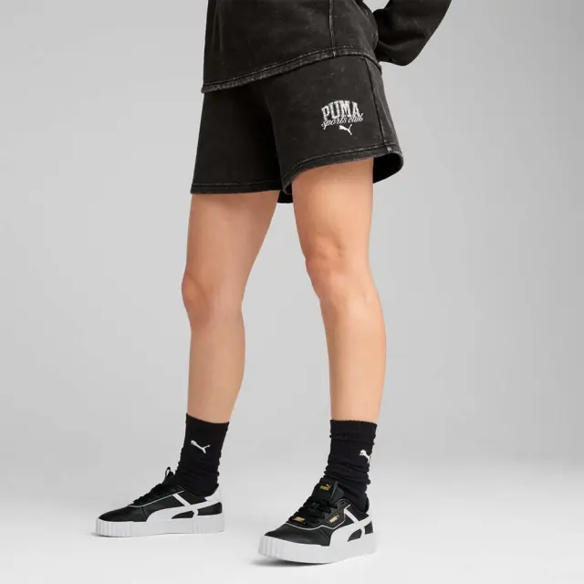 Puma Women's Class Washed 5inch Shorts Μαύρο 685035-01 (Puma) - XSmall