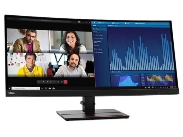 LENOVO Monitor Thinkvision P34w-20 34.14'' IPS WQHD, HDMi, Display Port,Ethernet,Height Adjust,3YearsW 2